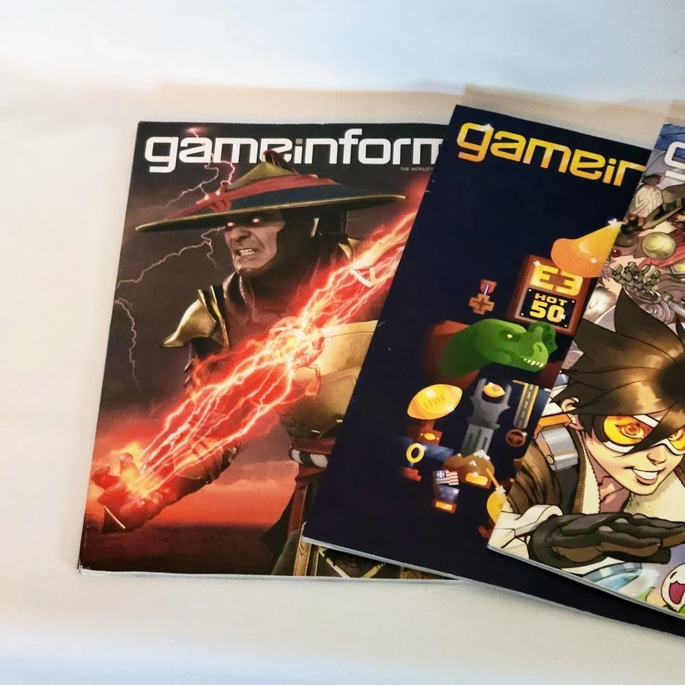 Game Informer #313 Mortal Kombat Top 50 Games #286 & Hot 50 Xbox #292 Lot of 3